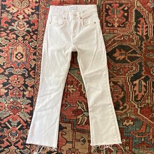 Zara Wide Leg Cutoff Jeans, Size 2